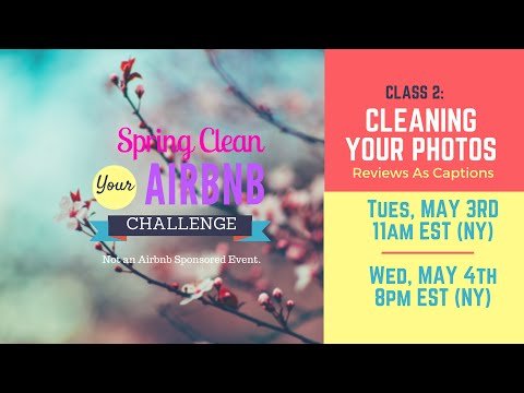 Spring Clean Your Airbnb Challenge: Cleaning Your Photos WA