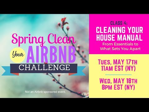 Spring Clean Your Airbnb Challenge: Your House Manual WA